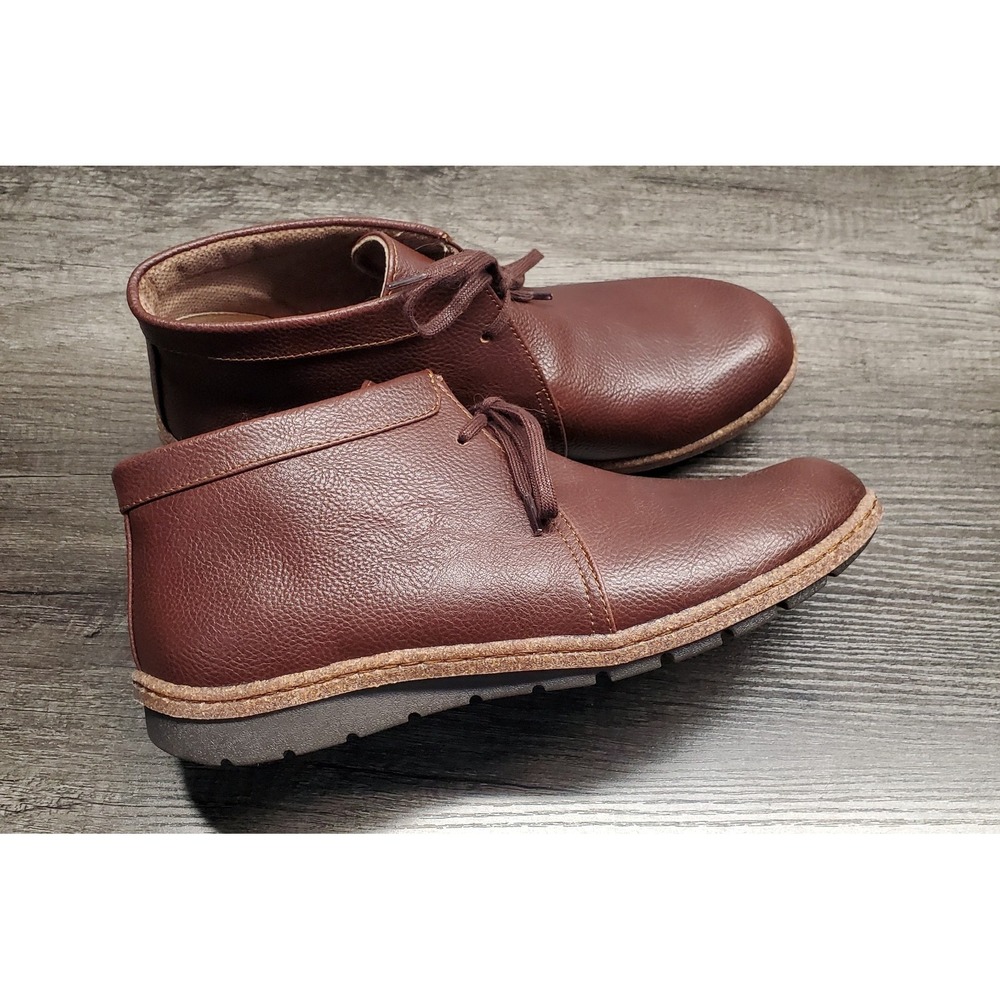 BOC Born Boots Womens Size 11 Nadia Chukka Lace Up Ankle Booties Brown NEW